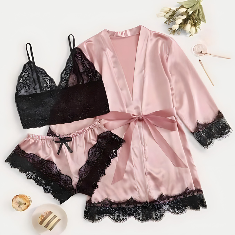 Komplet za spavanje – cipkasti ves - Lindomanija