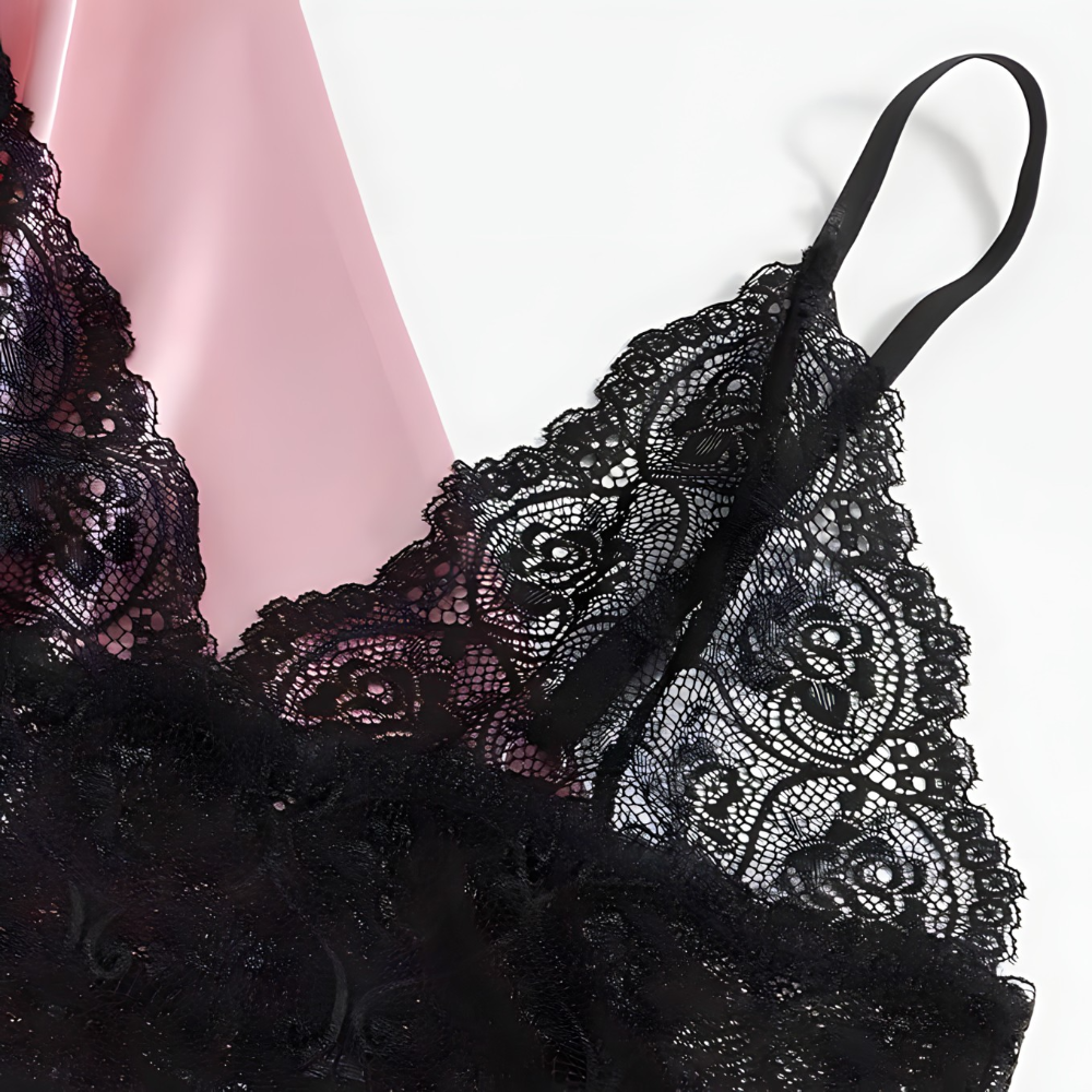 Komplet za spavanje – cipkasti ves - Lindomanija