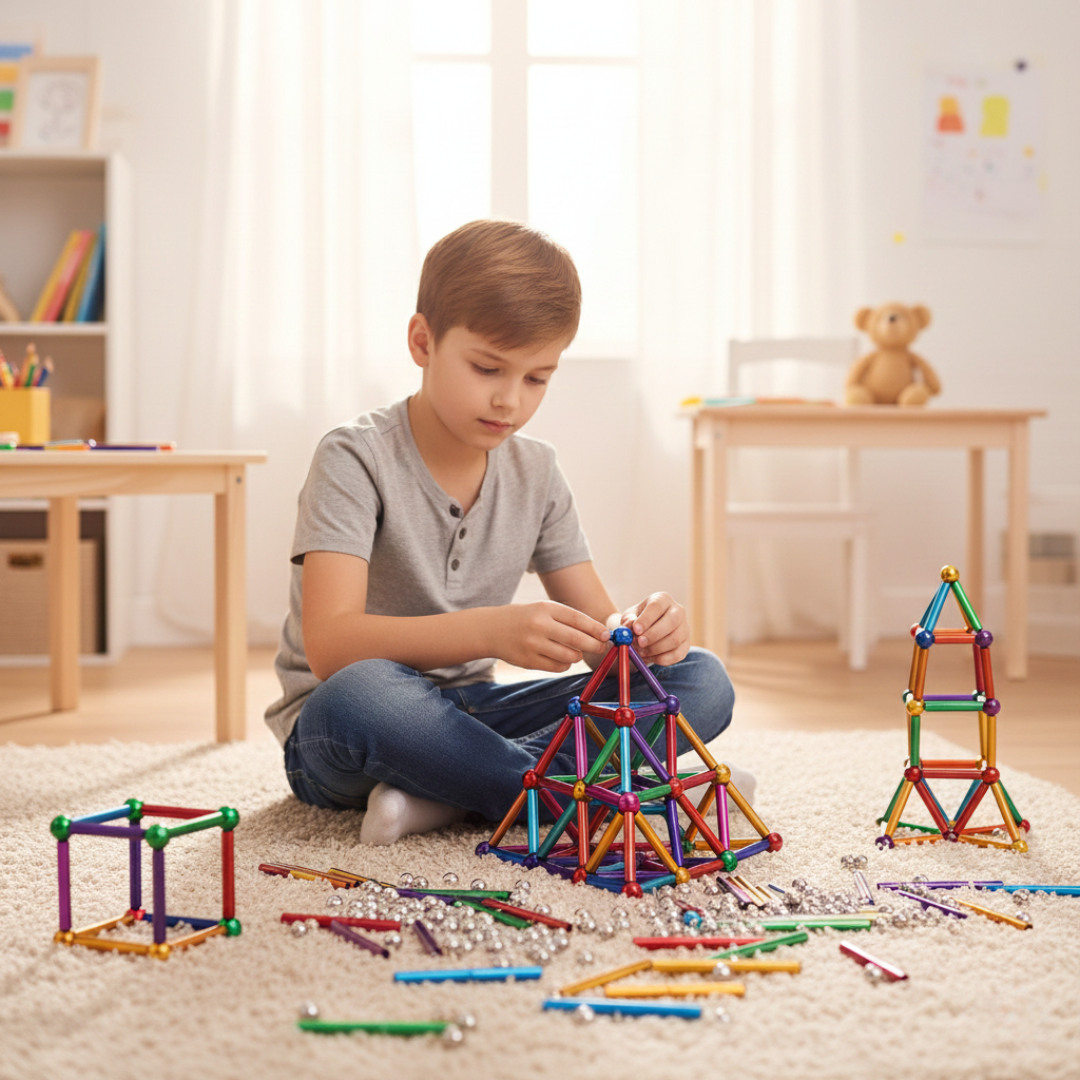 Kreativni Magnetni Set za Sklapanje - Lindomanija