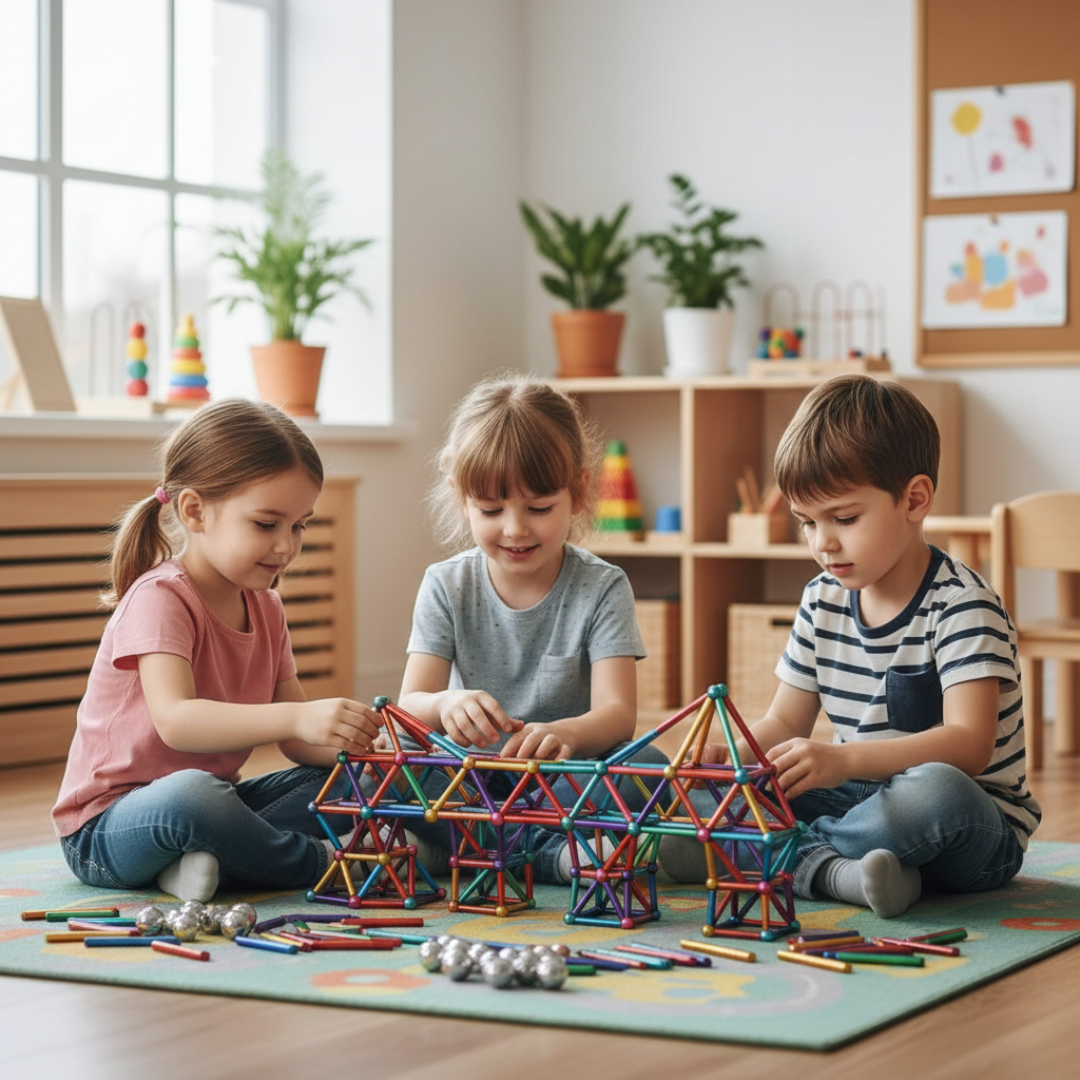 Kreativni Magnetni Set za Sklapanje - Lindomanija