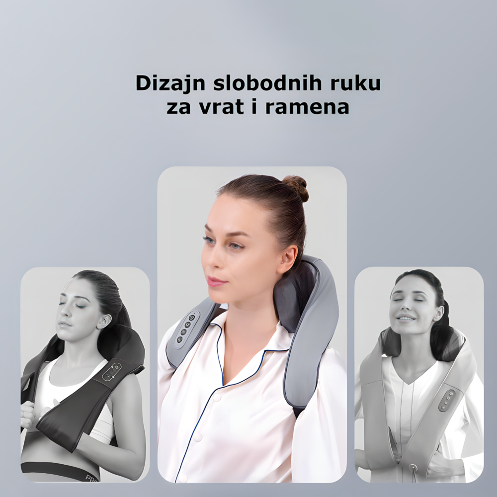 Masažer za vrat i ramena sa grijačem Img5 - lindomanija.com