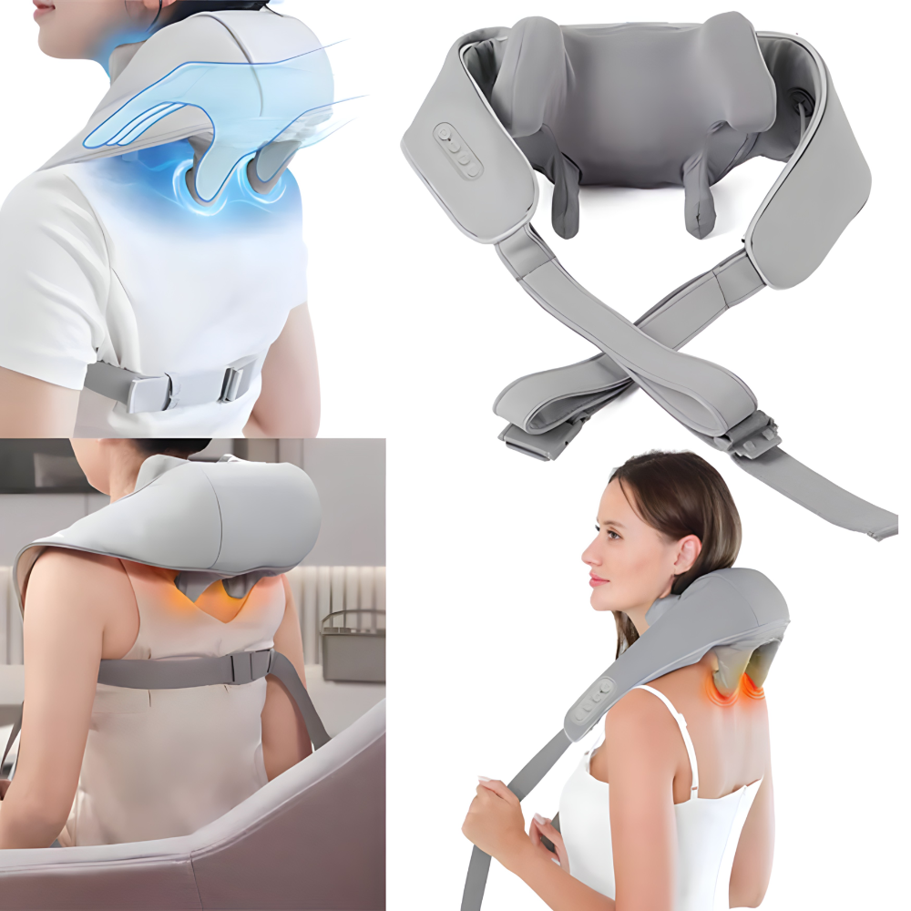 Masažer za vrat i ramena sa grijačem Img6 - lindomanija.com