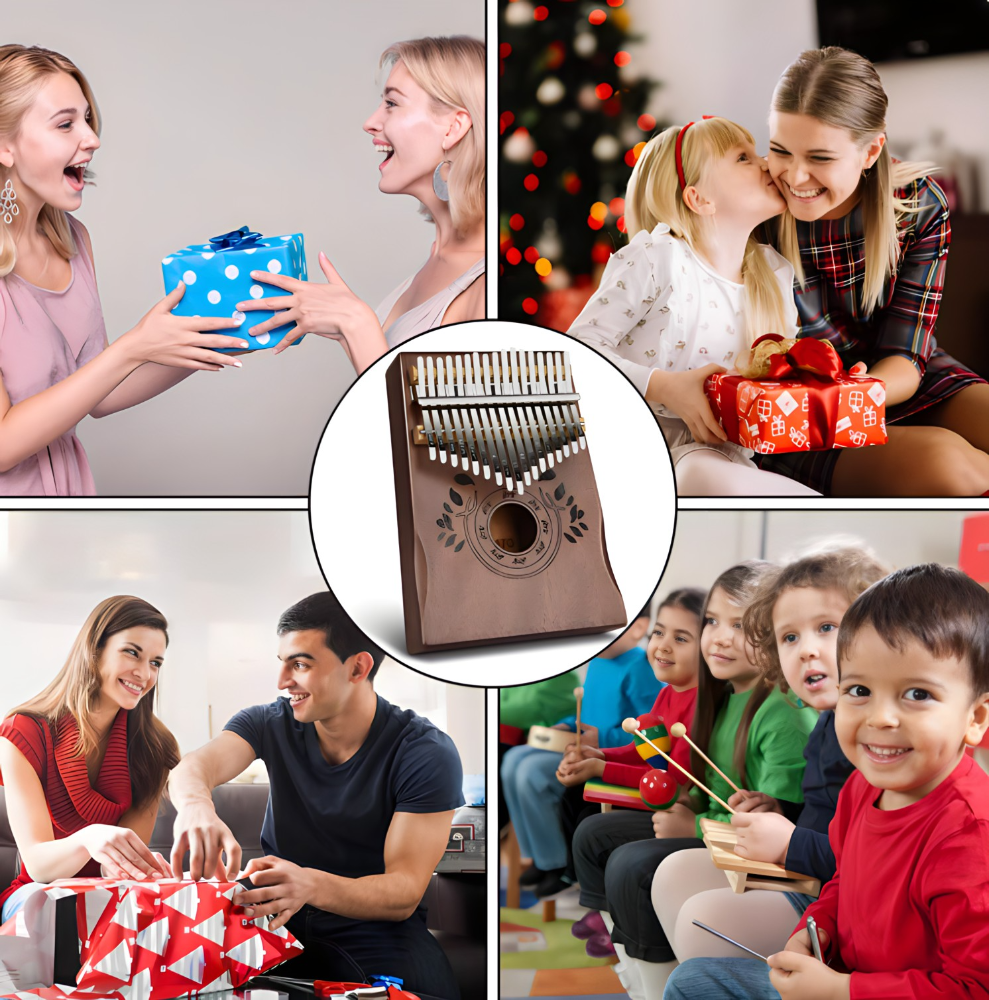 Profesionalna kalimba od mahagonija - Lindomanija