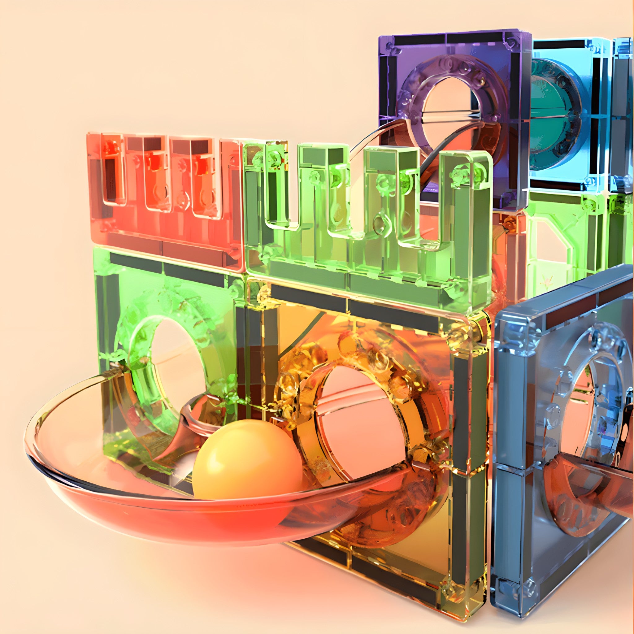 Set magnetnih blokova za djecu Img6 - lindomanija.com