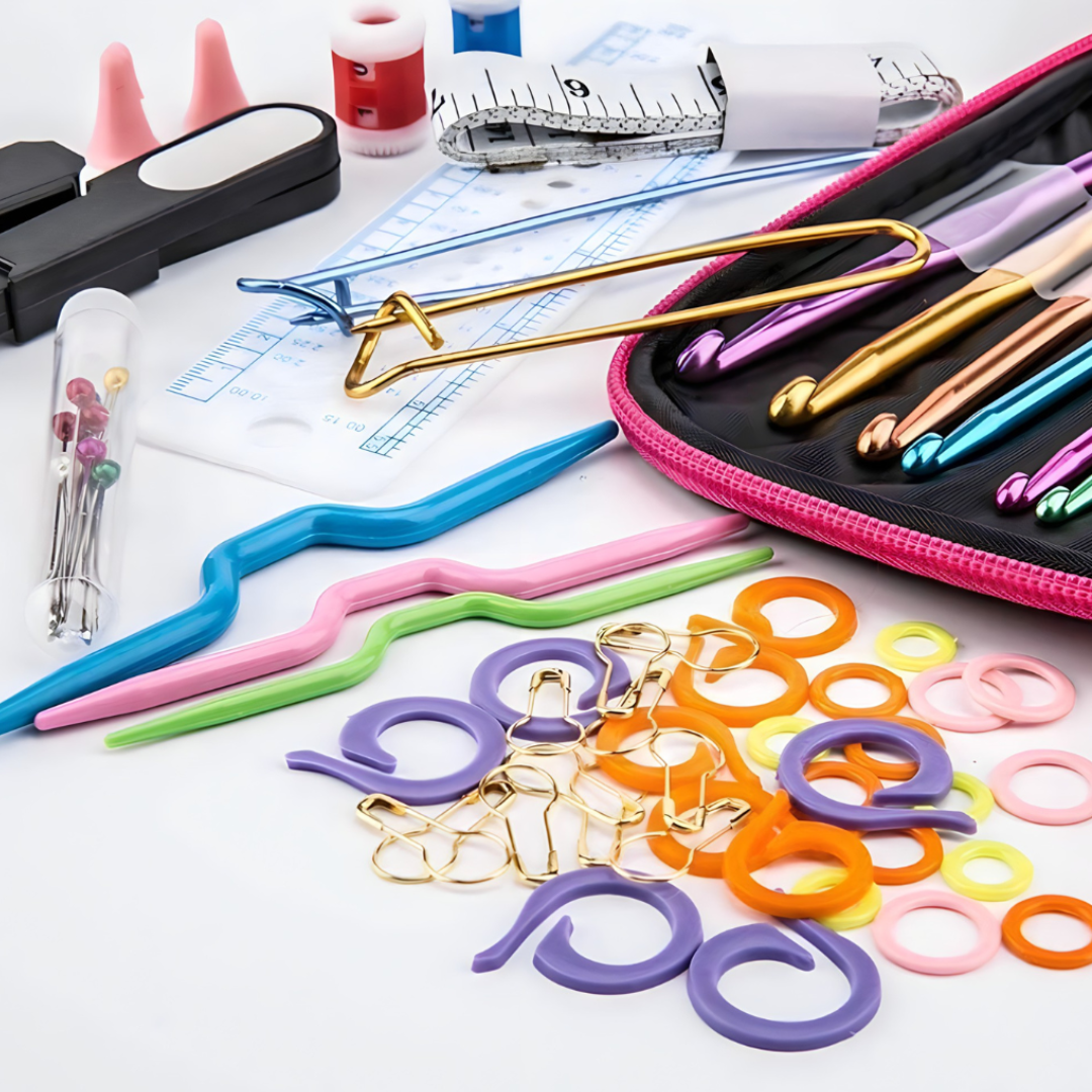 Set za heklanje - 50 dijelova - Lindomanija