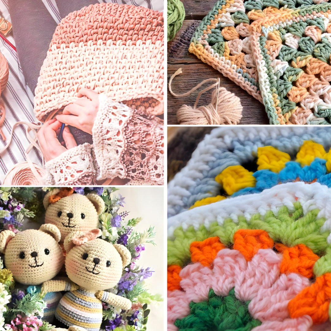 Set za heklanje - 50 dijelova - Lindomanija