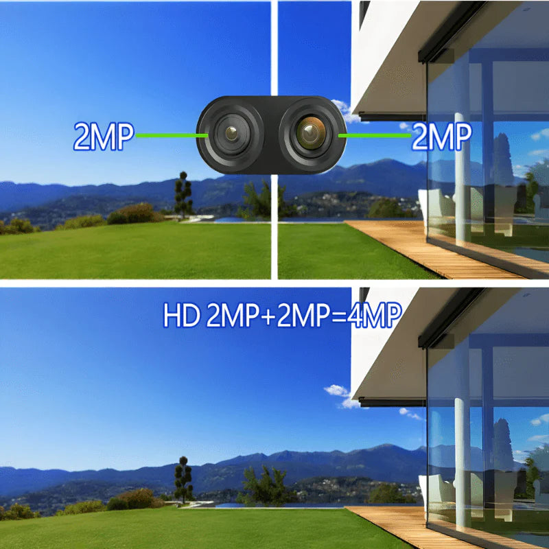 Sigurnosna PTZ IP kamera 4K sa trostrukim sočivom i sirenom - lindomanija.com