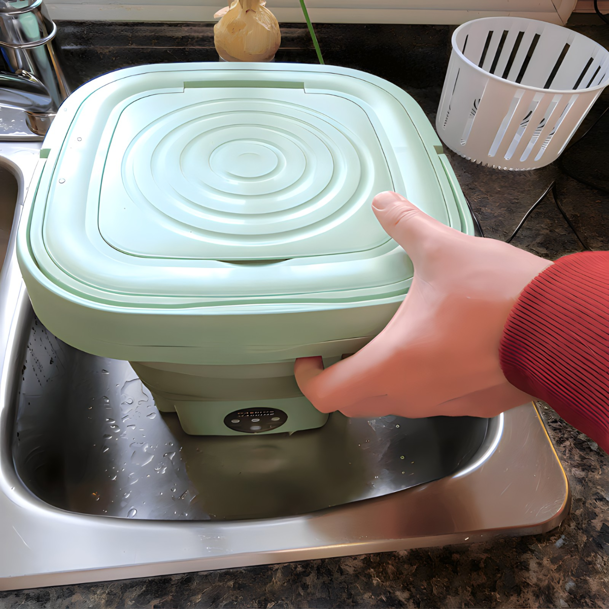 Sklopiva mašina za pranje veša - 8L Img 5 - Lindomanija