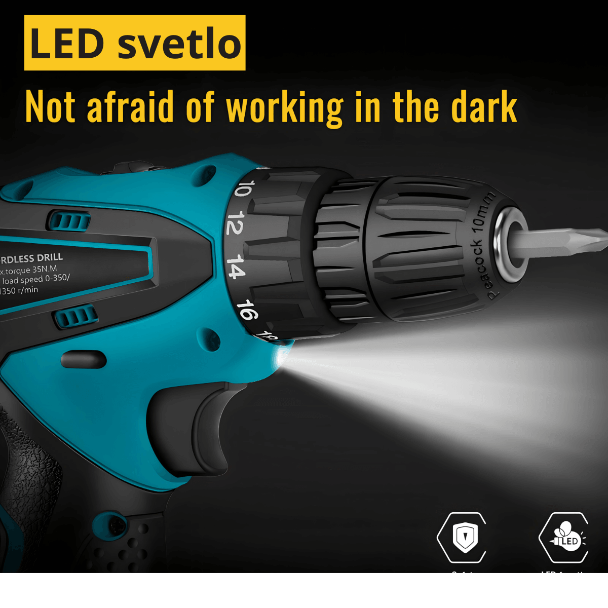 Šrafilica - bušilica sa dvije baterije