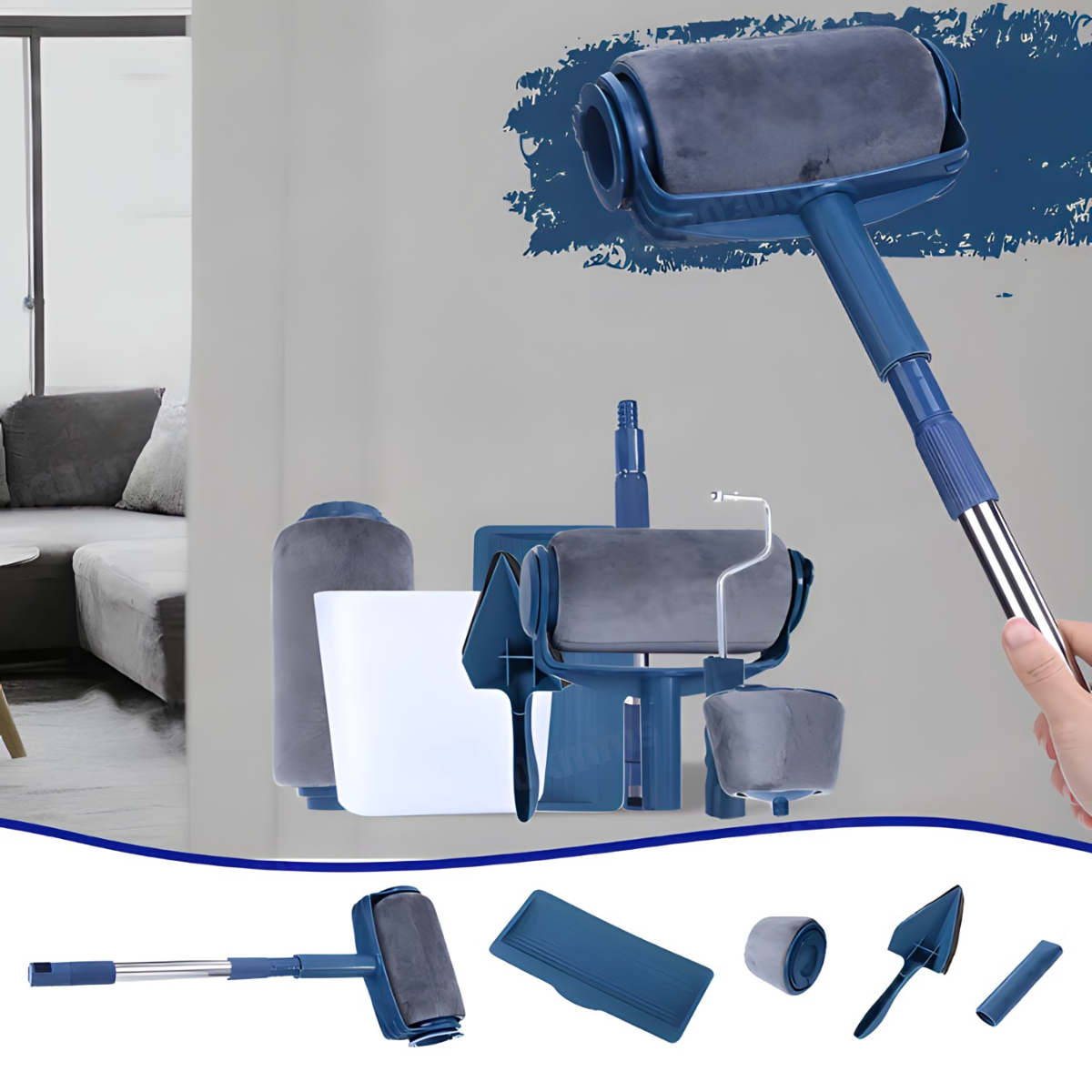 Valjak za krečenje 5u1 set Img 1 - Lindomanija