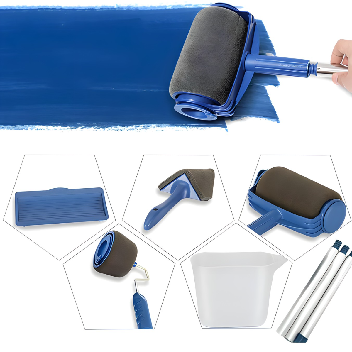 Valjak za krečenje 5u1 set Img 3 - Lindomanija