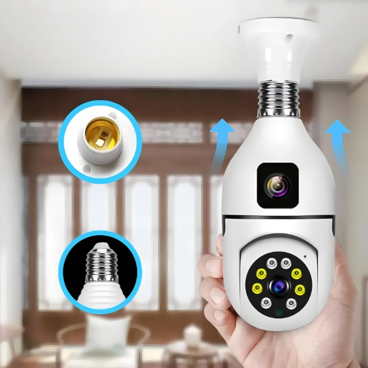 WiFi kamera sijalica 2 u 1 Img3 - lindomanija.com