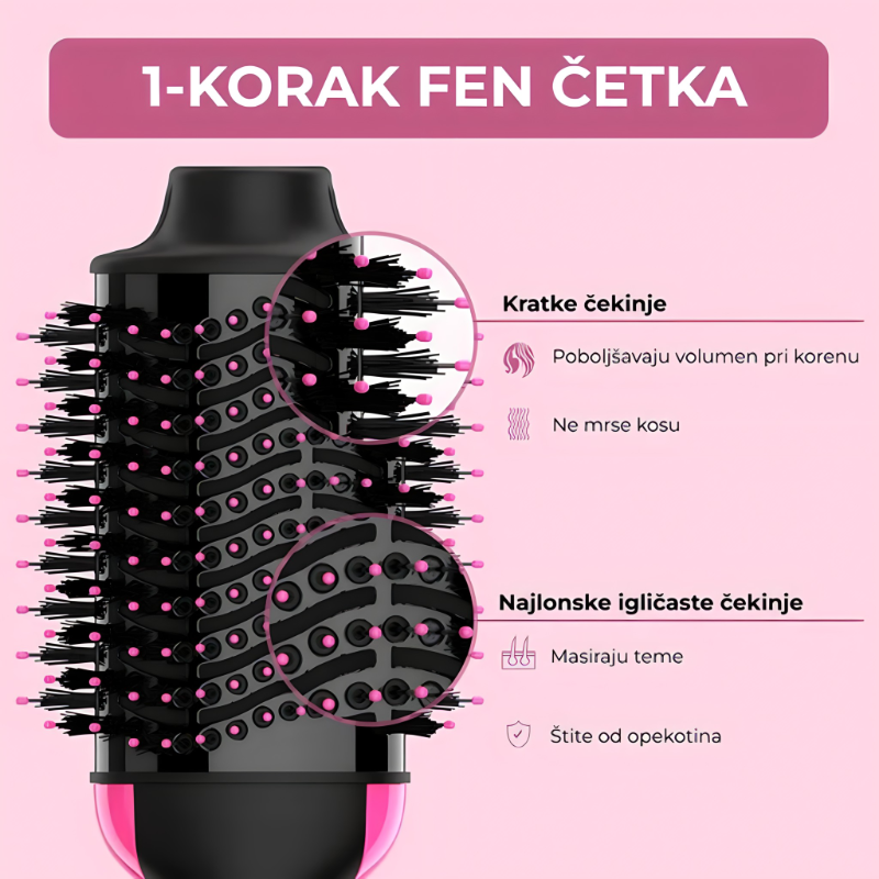 Četka za sušenje i oblikovanje kose Img7 - lindomanija.com