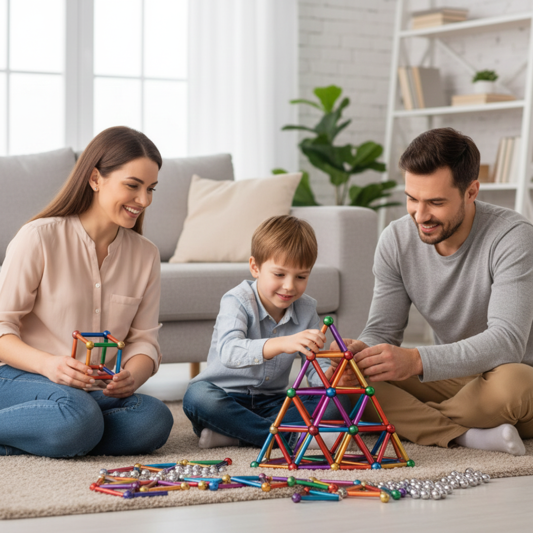 Kreativni Magnetni Set za Sklapanje - Lindomanija