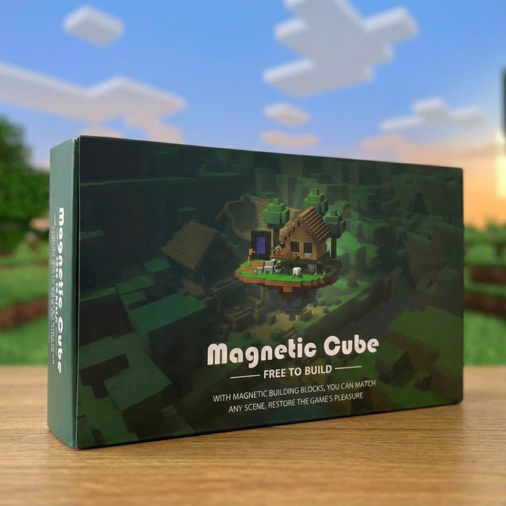 Magnetne kocke u Minecraft stilu - 80kom