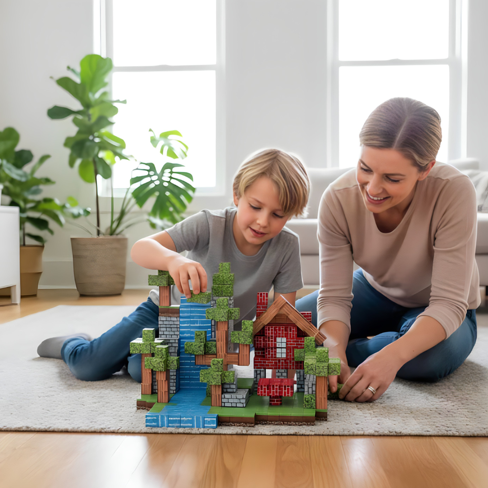 Magnetne kocke u Minecraft stilu - 80kom