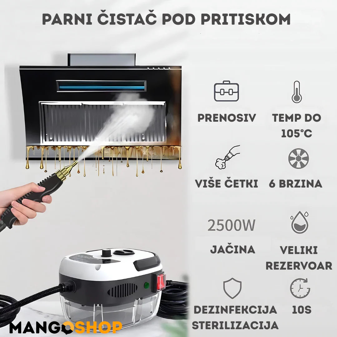 Prenosivi paročistač pod pritiskom