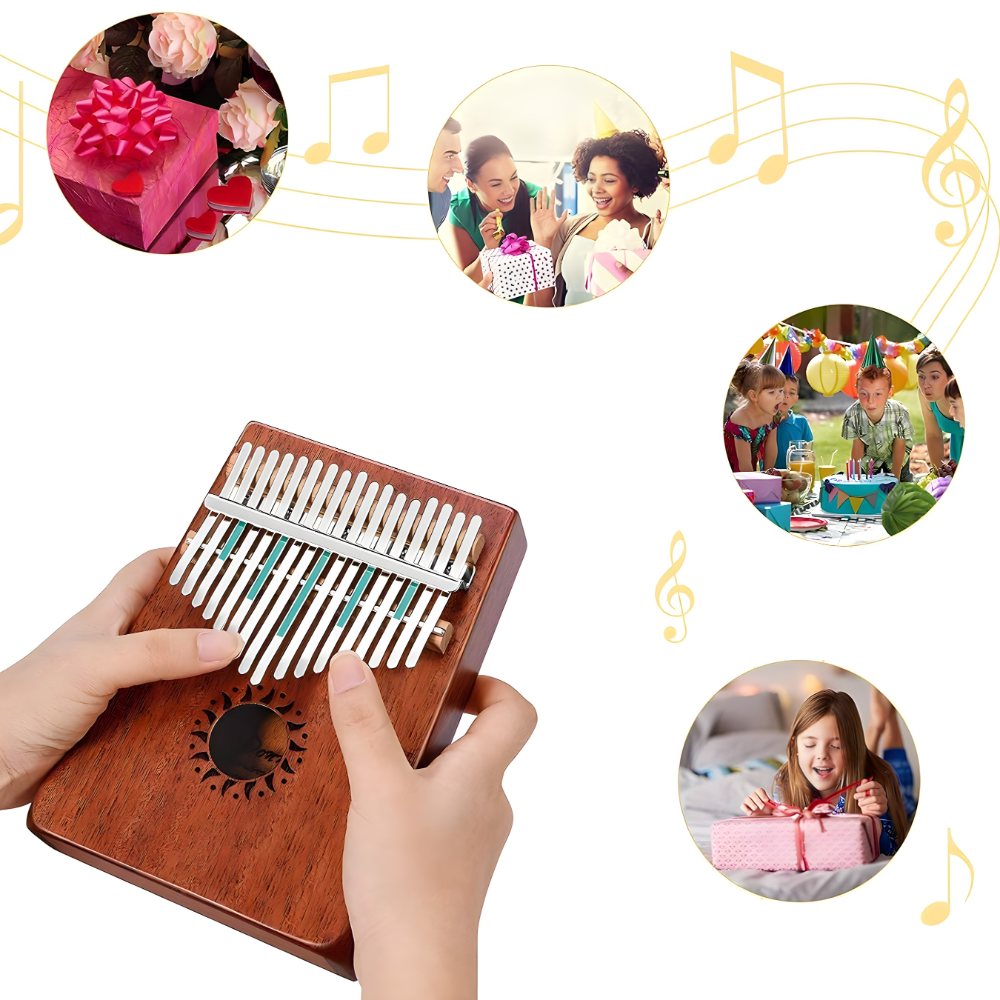 Profesionalna kalimba od mahagonija - Lindomanija