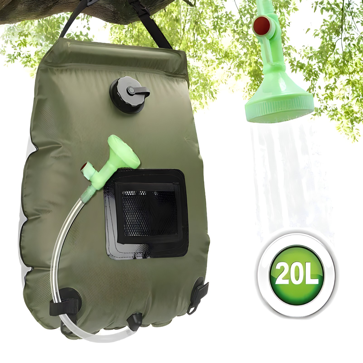 Solarni tus za kampovanje 20L - Lindomanija