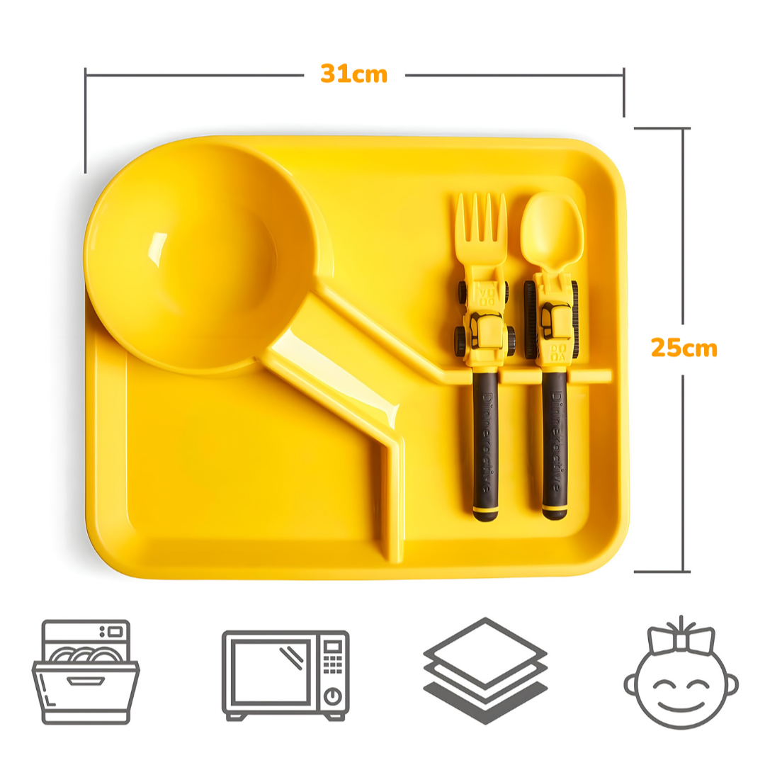 Zabavni djeciji set za jelo - Lindomanija