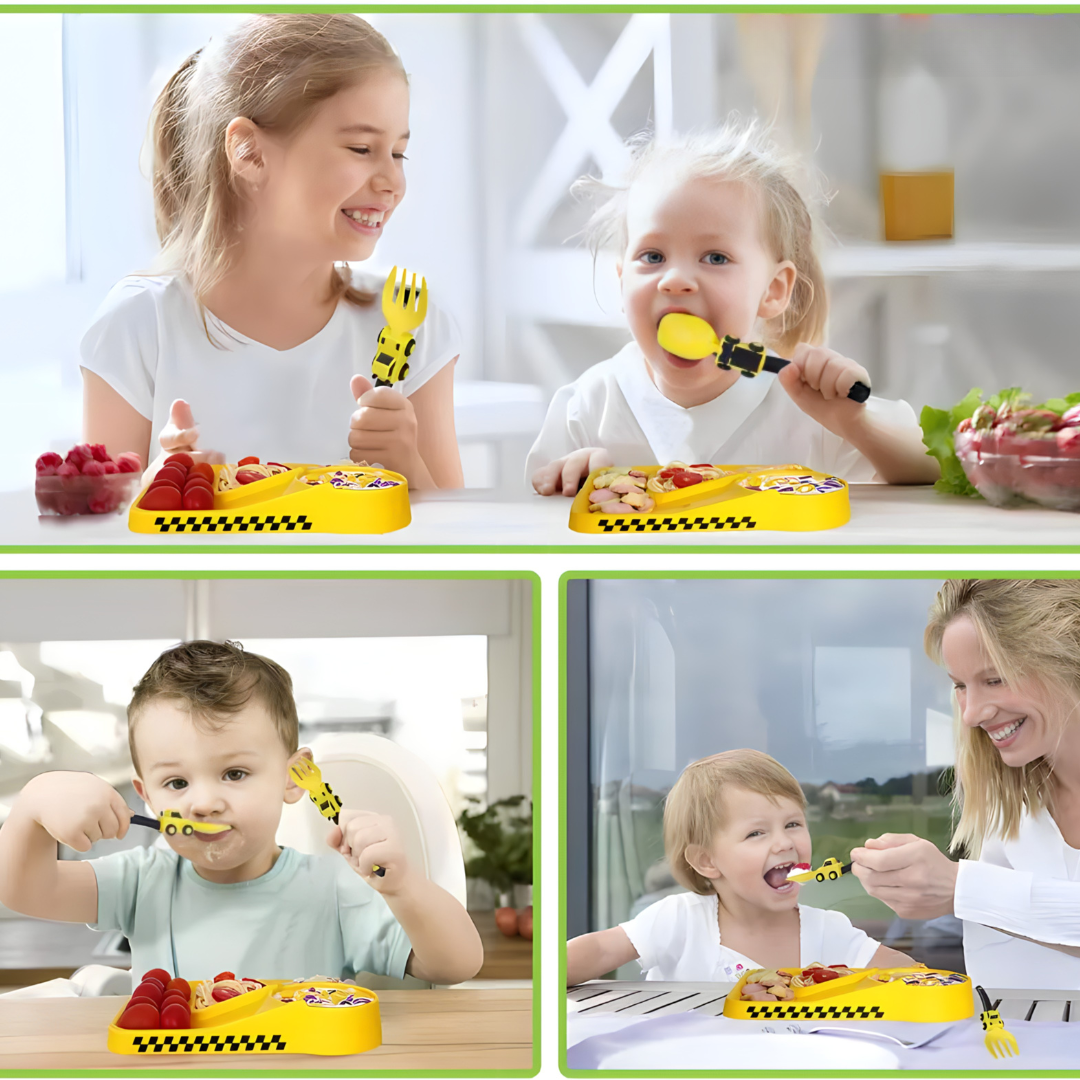 Zabavni djeciji set za jelo - Lindomanija