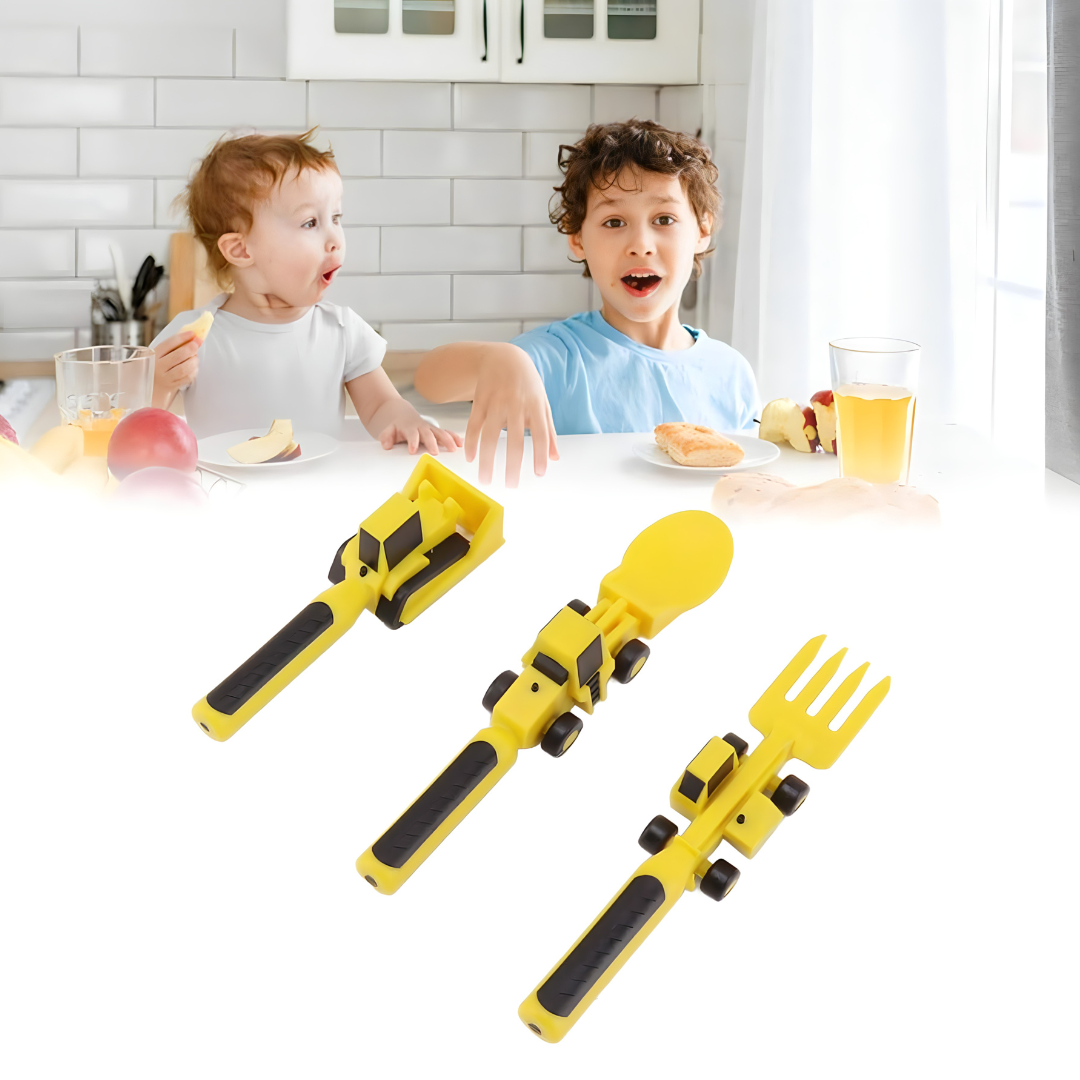Zabavni djeciji set za jelo - Lindomanija